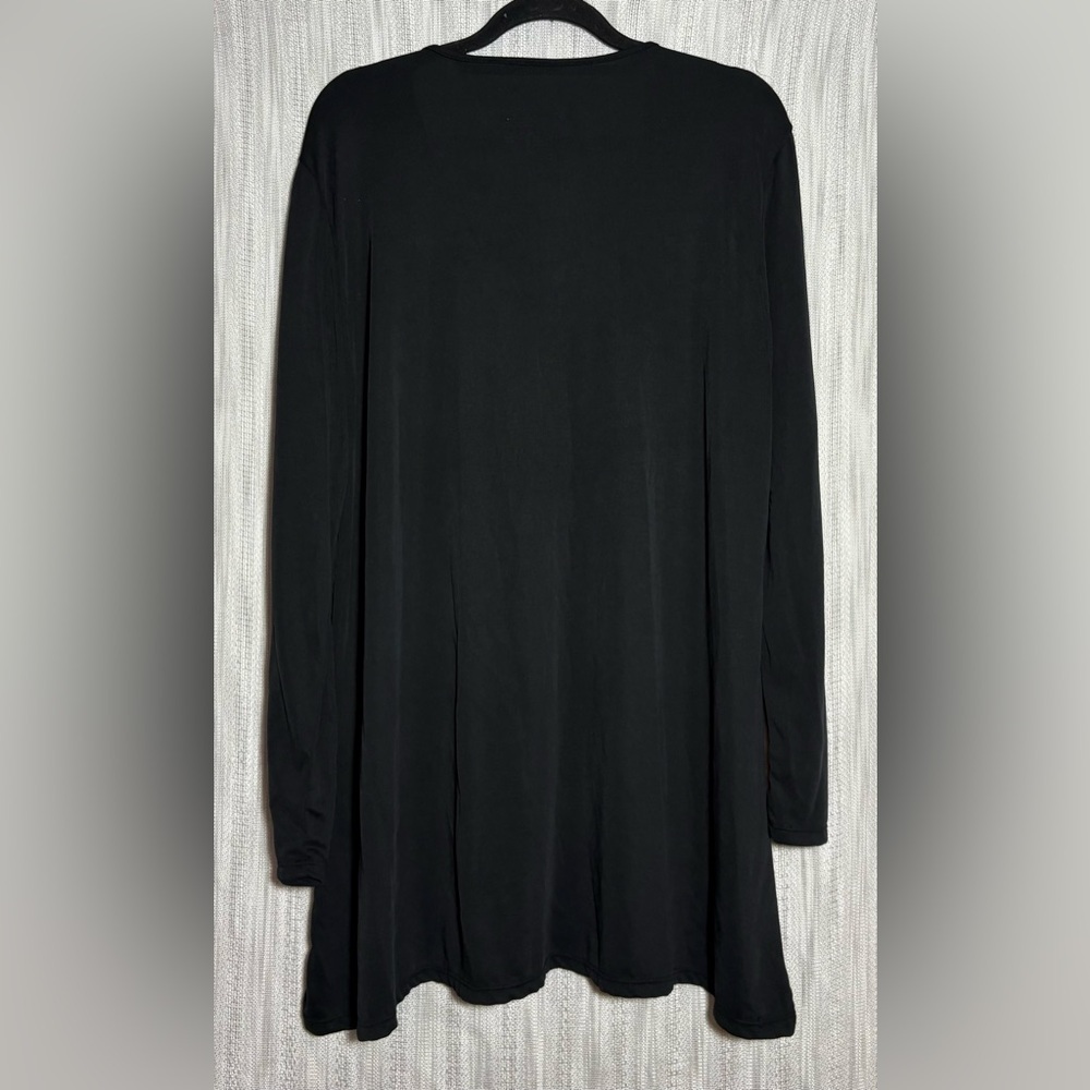 Neon Buddha Black Button Women's Top - Picture 2 of 3